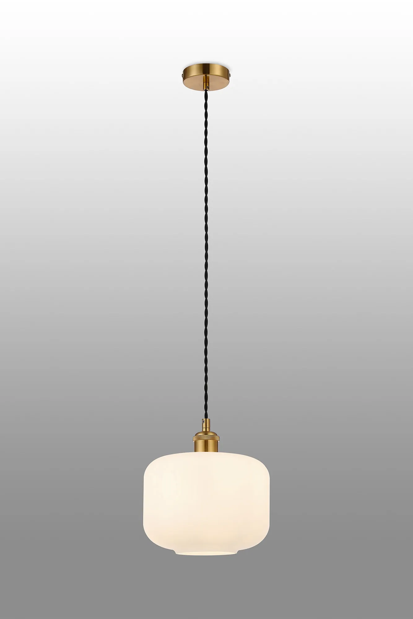 Cawdor Gilt Bronze Ceiling Lights Deco Single Pendant